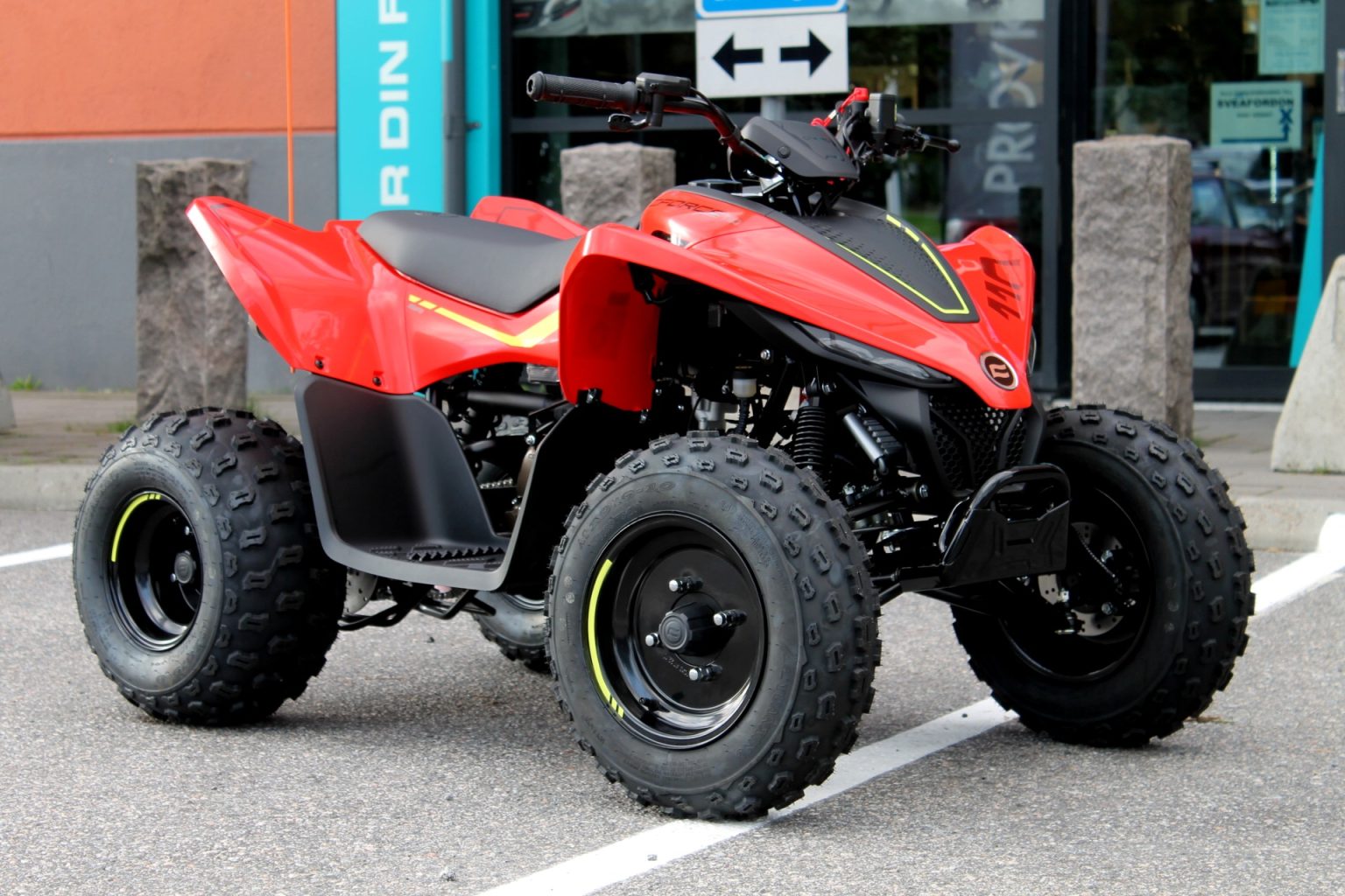 CFMOTO CFORCE 110 EFI BARN RÖD – SveaFordon – Din handlare av ATV ...